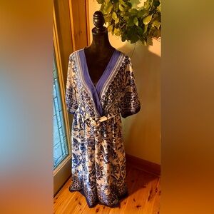 🔥Bloomchic Floral Faux Wrap Maxi Dress🔥